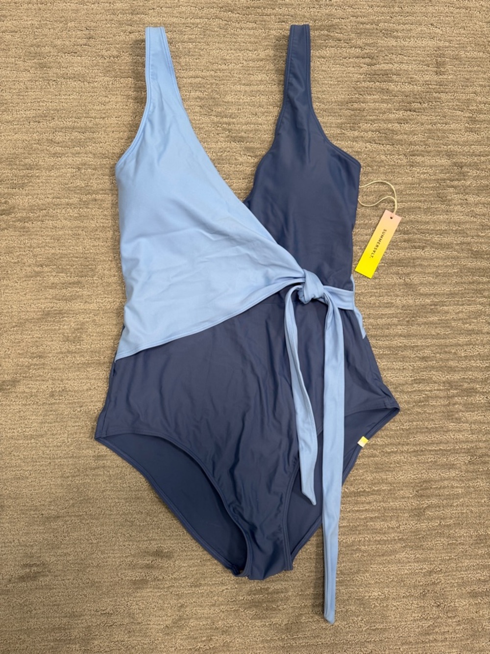 Summersalt The Long Torso Perfect Wrap One Piece NWT Size 10 - Picture 2 of 11